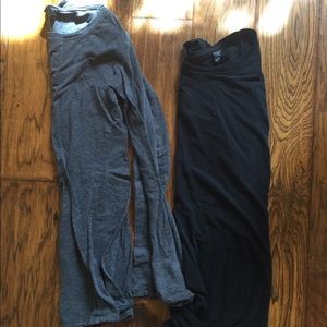 Basic tight long sleeve T-shirt bundle, size small